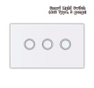 SMART LIGHT SWITCH (4x2 TYPE, 3 GANGS) ตั้งเวลาเปิด/ปิดไฟได้อัตโนมัติ 1 Y. 